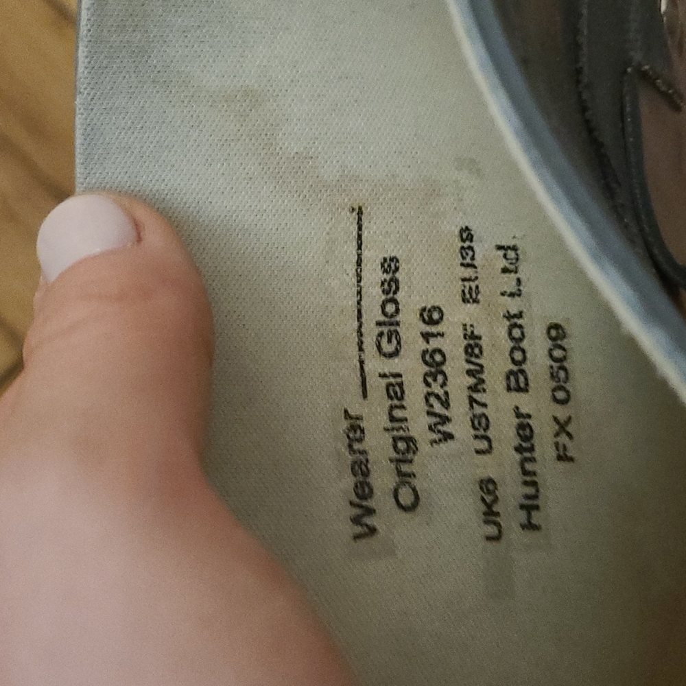 Hunter Rain Boots Original Tall Gloss - Picture 4 of 4